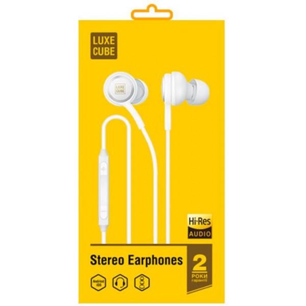 Наушники Luxe Cube HiRez Audio White (7775557575655)