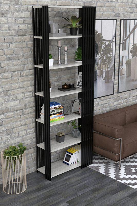 Стеллаж EcoLoft Аделия DSP-1119 Лофт Дуб Кортона (22984390)