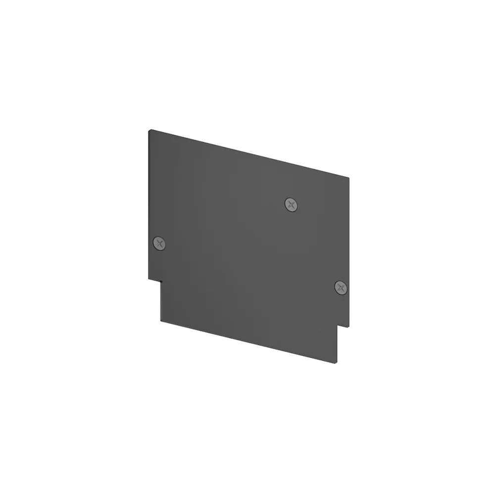 Заглушка BBcor Classic к однорядному карнизу скрытого монтажа G50/1 Черный (G50/1-END/W)
