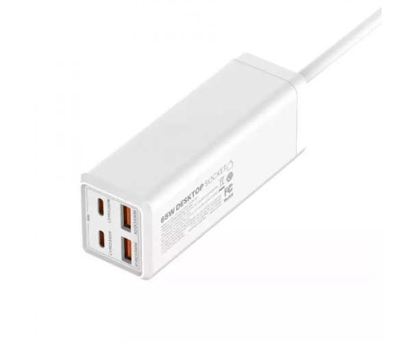 Удлинитель сетевой LDNIO SC1418 Power Strip PD/QC 65W White - фото 4