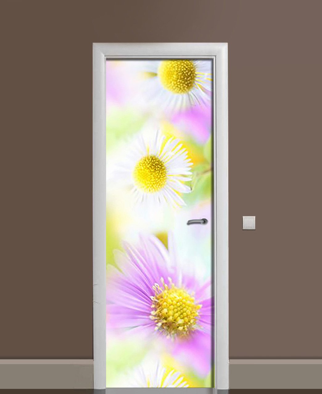 Наклейка 3D на дверь Zatarga Солнечное счастье виниловая 650х2000 мм