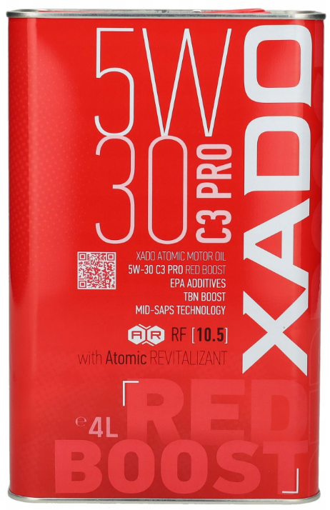 Моторна олива XADO 5W-30 C3 Pro RED Boost 4 л (XA 26268)