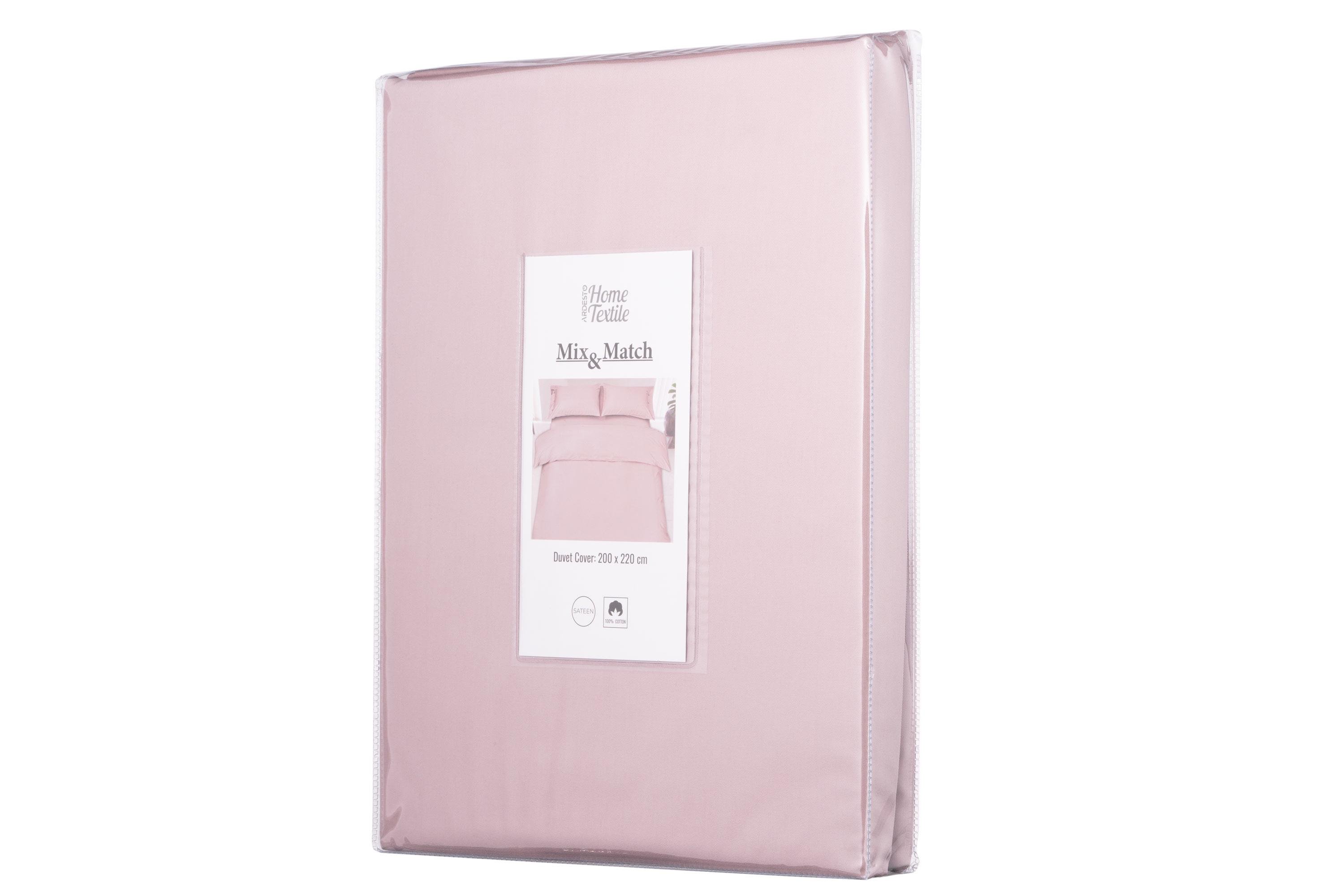 Підковдра Ardesto Mix&Match 200х220 см Світло-рожевий (ART2022DVP)