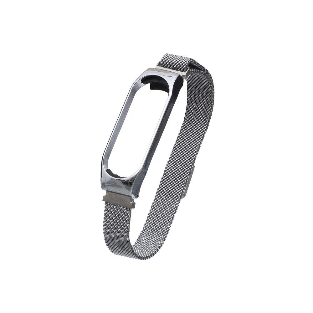 Ремешок для фитнес браслета Mi Band 3/4 Milanese Loop Dark Gray (29caa1-14643)