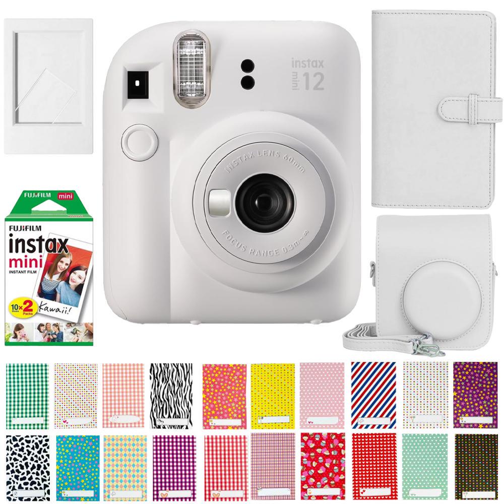 Камера моментального друку Fujifilm Instax Mini 11 White + Чохол + Фотоальбом 128 + Фотоплівка 20 шт. + Фоторамка + Наклейки 30 шт.
