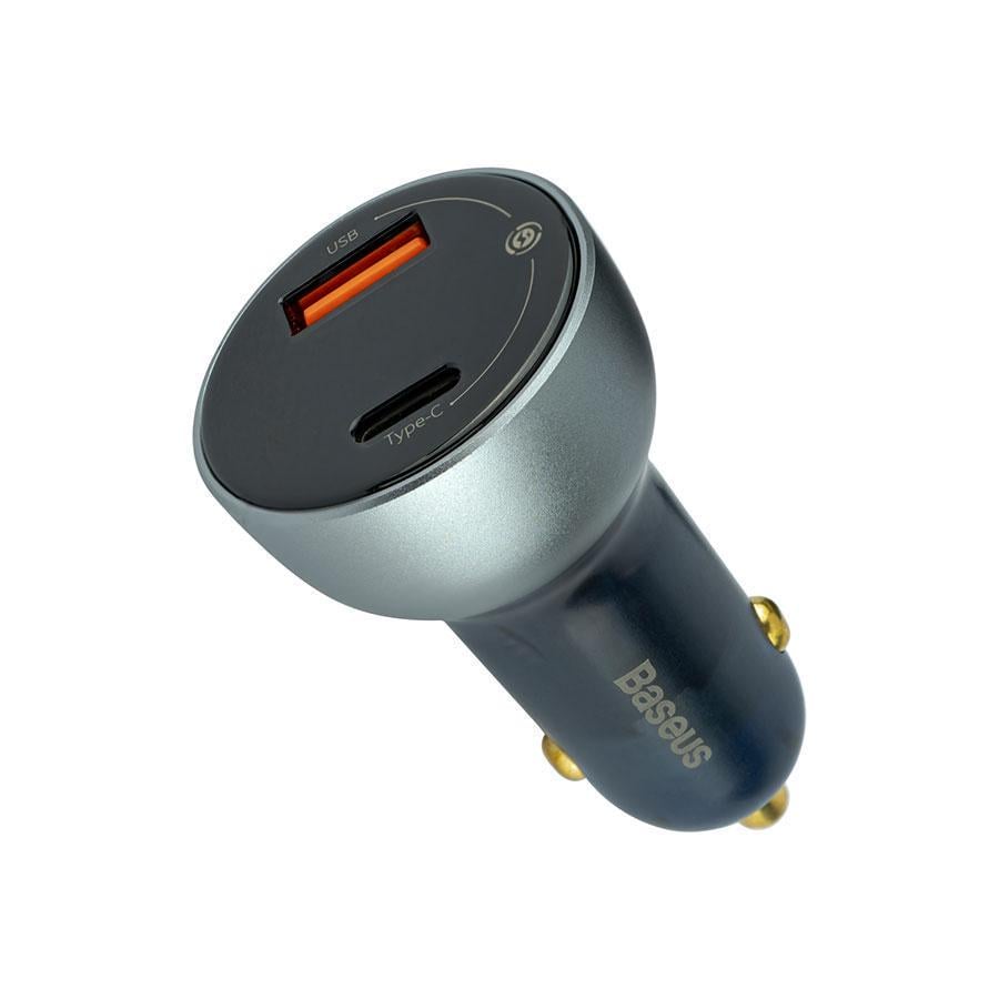 Зарядное устройство автомобильное BASEUS Particular Digital Display QC+PPS Dual Quick Charger Car Charger 65W Shallow (CCKX-C0A)