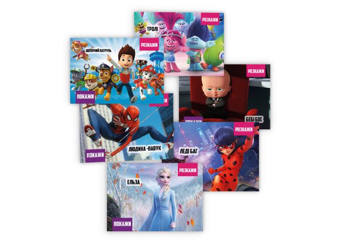 Настільна гра ПОКАЖИ АБО РОЗКАЖИ МУЛЬТФІЛЬМИ (ВР_ПРМУ) - фото 2