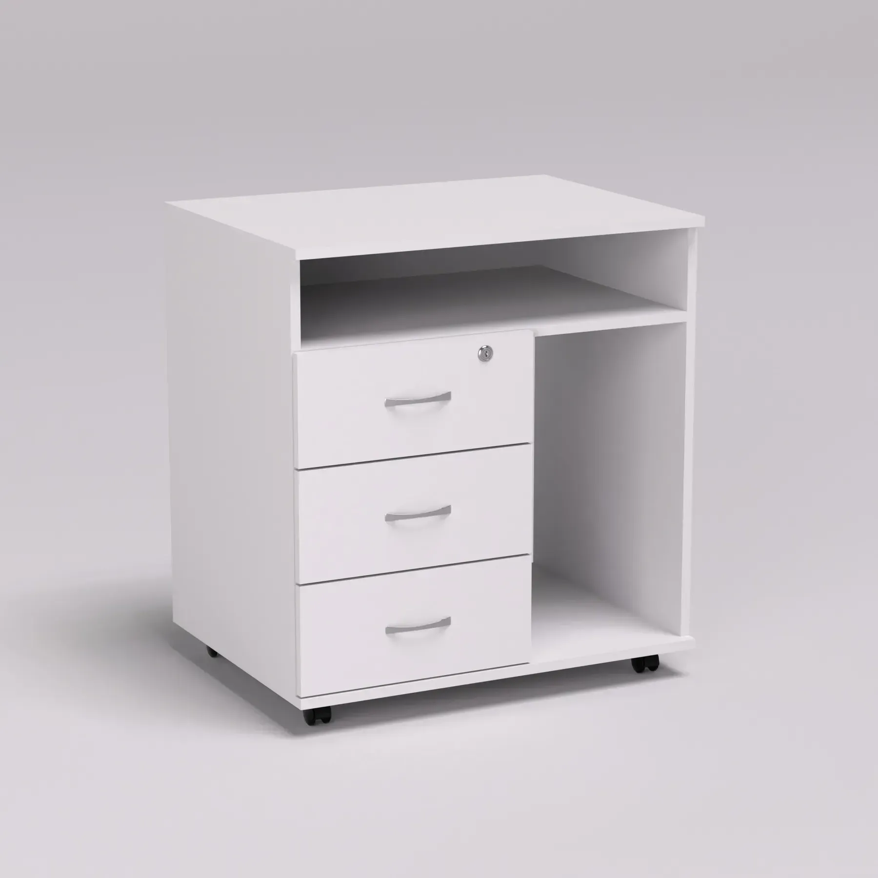 Тумба офисная Kontinent ТМО-4 на колесиках 700х520х760 мм Белый (53117770) - фото 2 Тумба офисная Kontinent ТМО-4 на колесиках 700х520х760 мм Белый (53117770) - фото 2