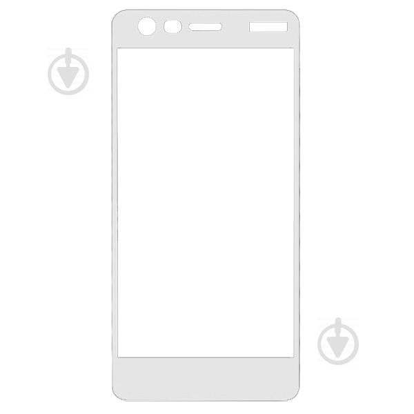 Защитное стекло Walker 3D Side Glue для Nokia 2 (техническая упаковка) White (arbc7951)