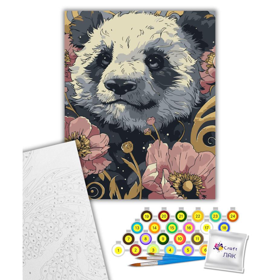 Картина по номерам ART CRAFT Цветочная пандочка 40x50 см (11697-AC) - фото 2