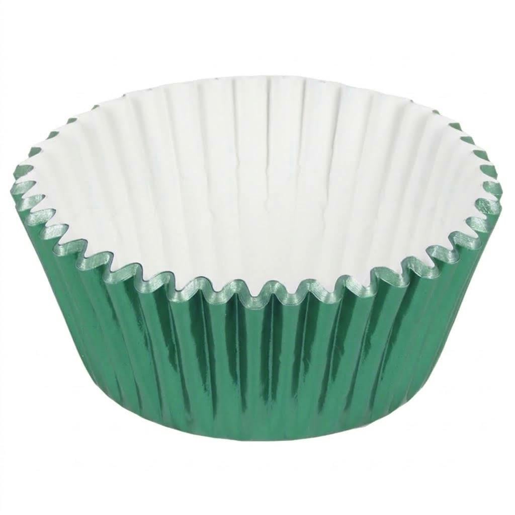 Формочки бумажные для кексов Stenson R97447-11 Глянец 5x3 см 100 шт. Green (38473470)