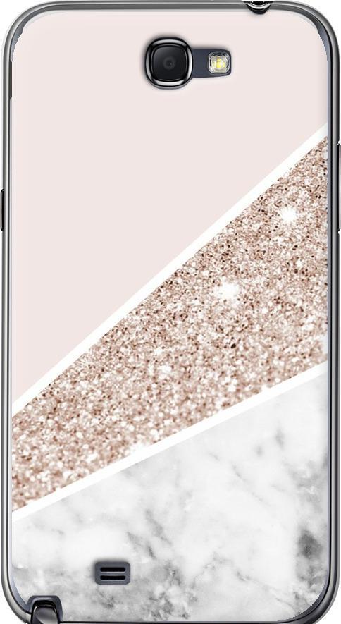 Чехол на Samsung Galaxy Note 2 N7100 Пастельный мрамор (4342u-17-42517)