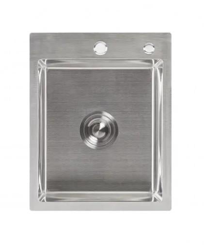 Мойка для кухни встроенная Lidz Handmade H4050 3,0/1,0 мм Brushed Steel (LDH4050BRU39258)