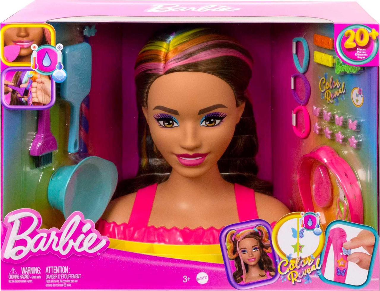 Голова Barbie Totally Hair Deluxe Styling Heads для зачісок брюнетка (2455919072)