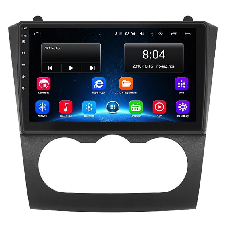 Магнитола штатная Lesko 9" для Nissan Altima IV L32 Manual AC 2006-2009 2/32Gb Wi-Fi GPS Base