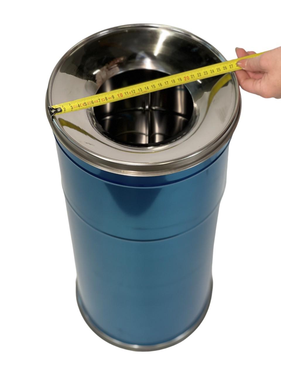 Урна-пепельница круглая MAXIFLOW для зон курения в ресторанах/гостиницах/парках с ободком из нержавеющей стали 37 л (4513.2860S.430.00 ) - фото 6 Урна-пепельница круглая MAXIFLOW для зон курения в ресторанах/гостиницах/парках с ободком из нержавеющей стали 37 л (4513.2860S.430.00 ) - фото 6