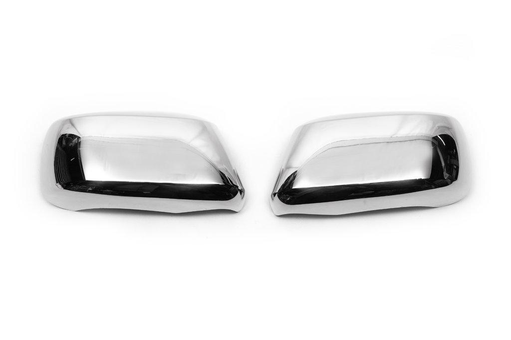 Накладки на зеркала Без повторителя поворота Omsa Line для Nissan Navara 2006-2015 гг. Хром