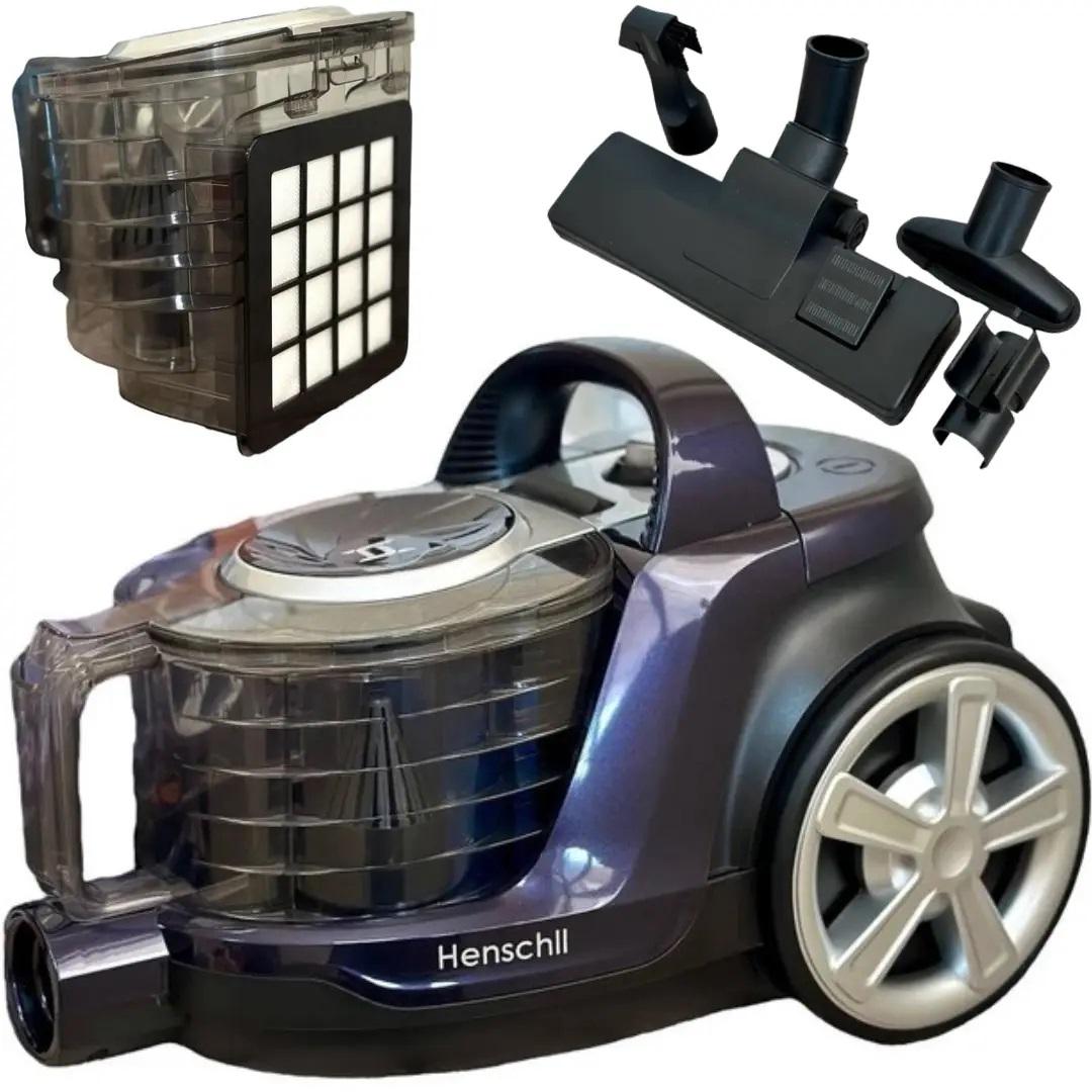 Пылесос циклонного типа Henschll XN-1989 с контейнером 3000 Вт Фиолетовый (XN-1989.2) - фото 4 Пылесос циклонного типа Henschll XN-1989 с контейнером 3000 Вт Фиолетовый (XN-1989.2) - фото 4