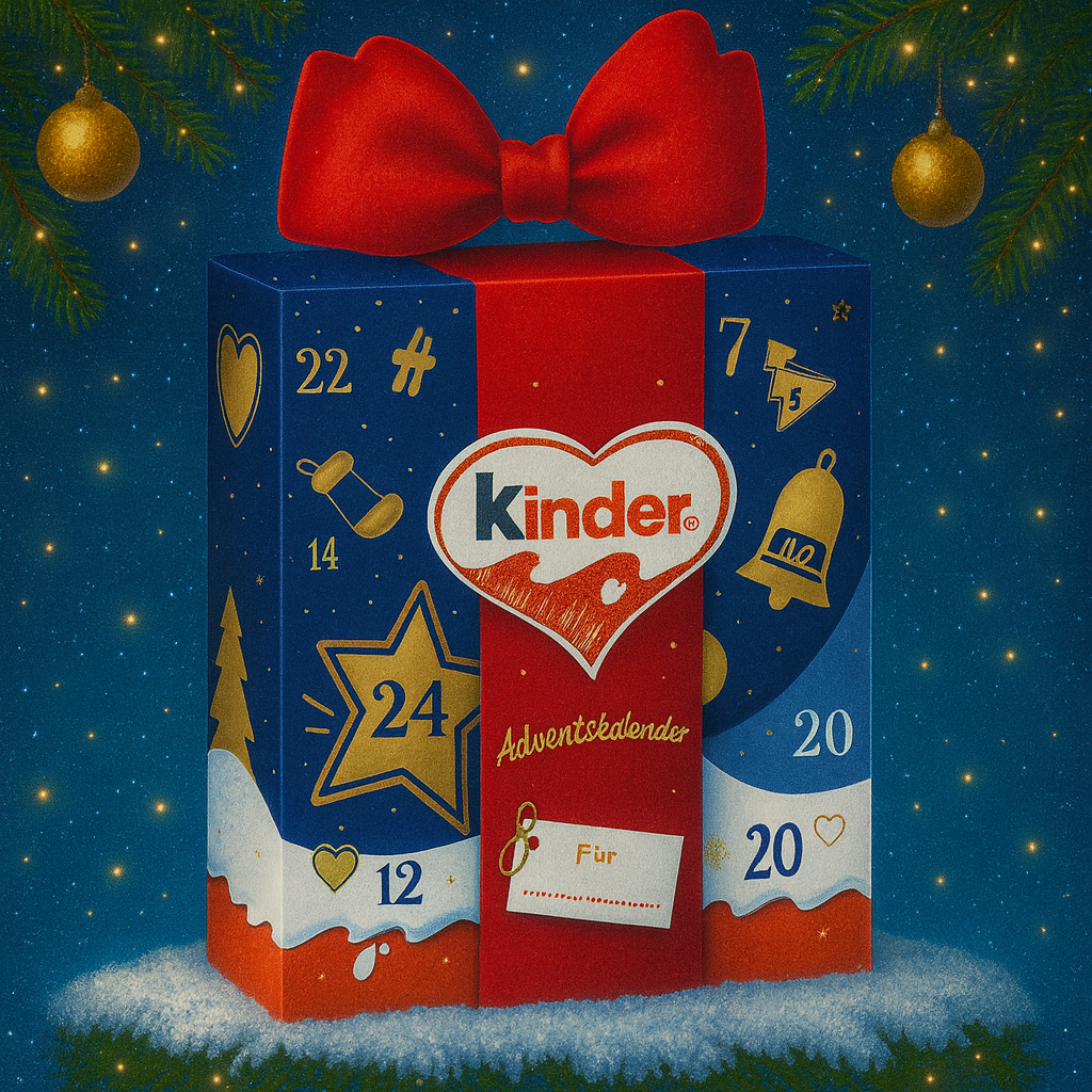 Адвент календарь Kinder Ferrero Mix Geschenk Бант 214 г