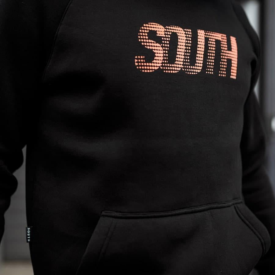 Худи мужское Logo South Fleece XL Black - фото 2