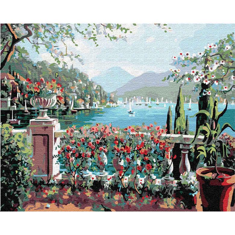 Картина по номерам Никитошка GX24401 Вид на морской залив 40х50 см (L054125)