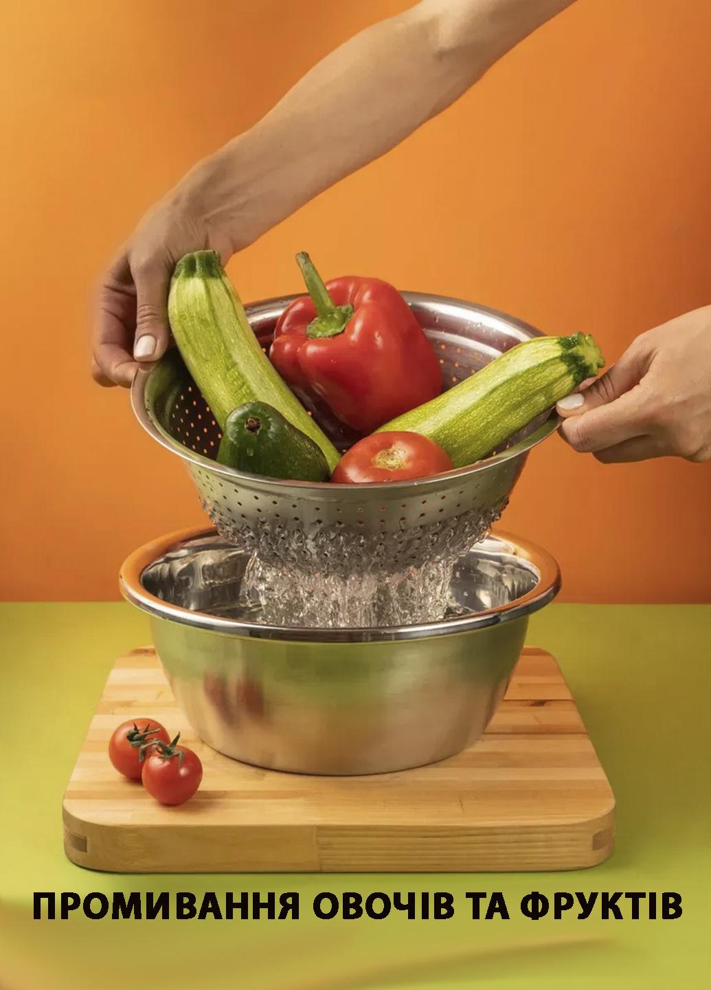 Набір кухонний Imagic миска/друшляг/тертка з нержавіючої сталі (547455) - фото 4 Набір кухонний Imagic миска/друшляг/тертка з нержавіючої сталі (547455) - фото 4