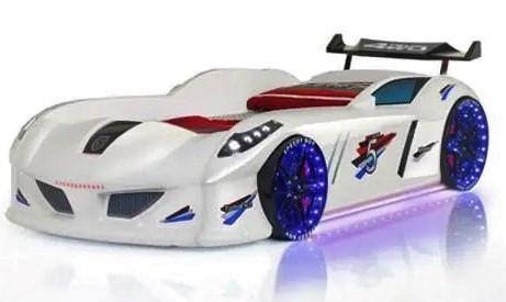 Кровать с подсветкой Ягуар Speedy boy Белый (14081652) - фото 6 Кровать с подсветкой Ягуар Speedy boy Белый (14081652) - фото 6