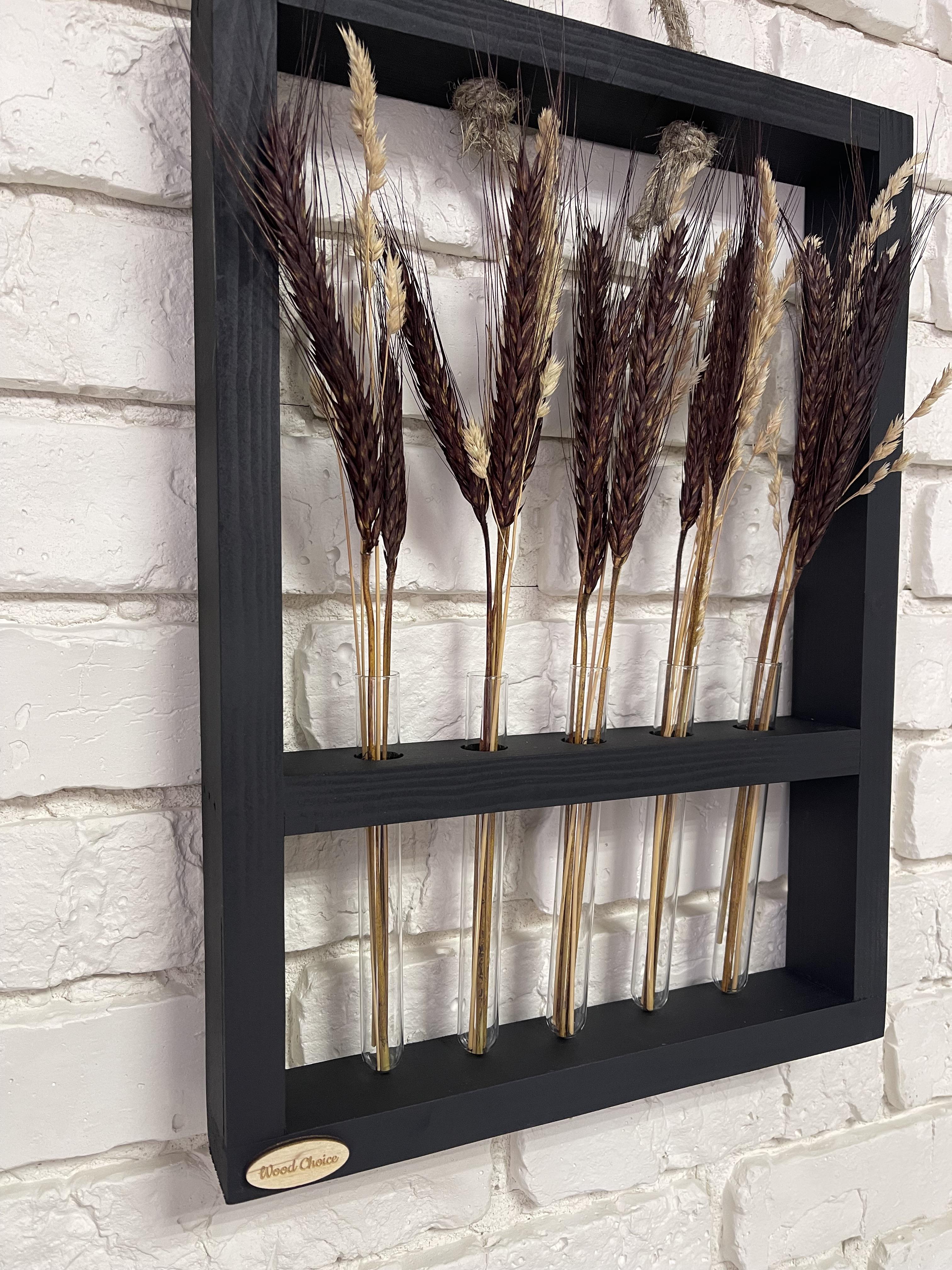 Подставка с колбами для цветов 29х40 5 шт. Черный - фото 3 Подставка с колбами для цветов 29х40 5 шт. Черный - фото 3