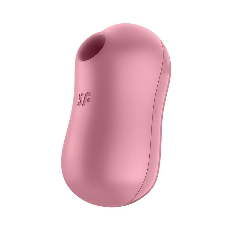 Вибратор вакуумный Satisfyer Cotton Candy 8,6 см Малиновый (34465)