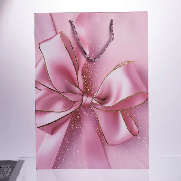 Подарочный пакет с бантом 30х12х42 см 12 шт. (HP-10359-14) - фото 2 Подарочный пакет с бантом 30х12х42 см 12 шт. (HP-10359-14) - фото 2