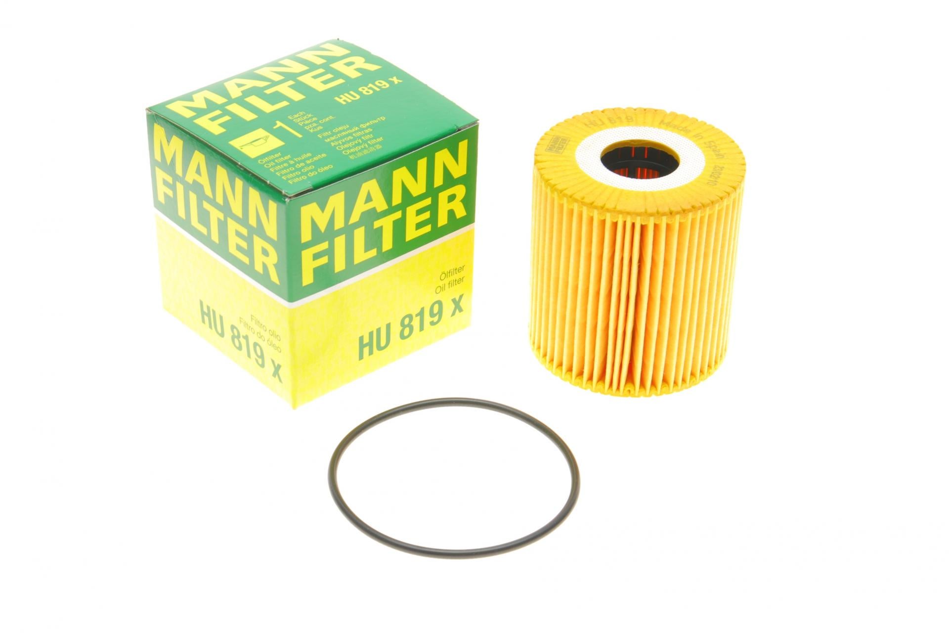 Фильтр масляный Mann-Filter для Volvo XC90 2,5T (HU 819 X)