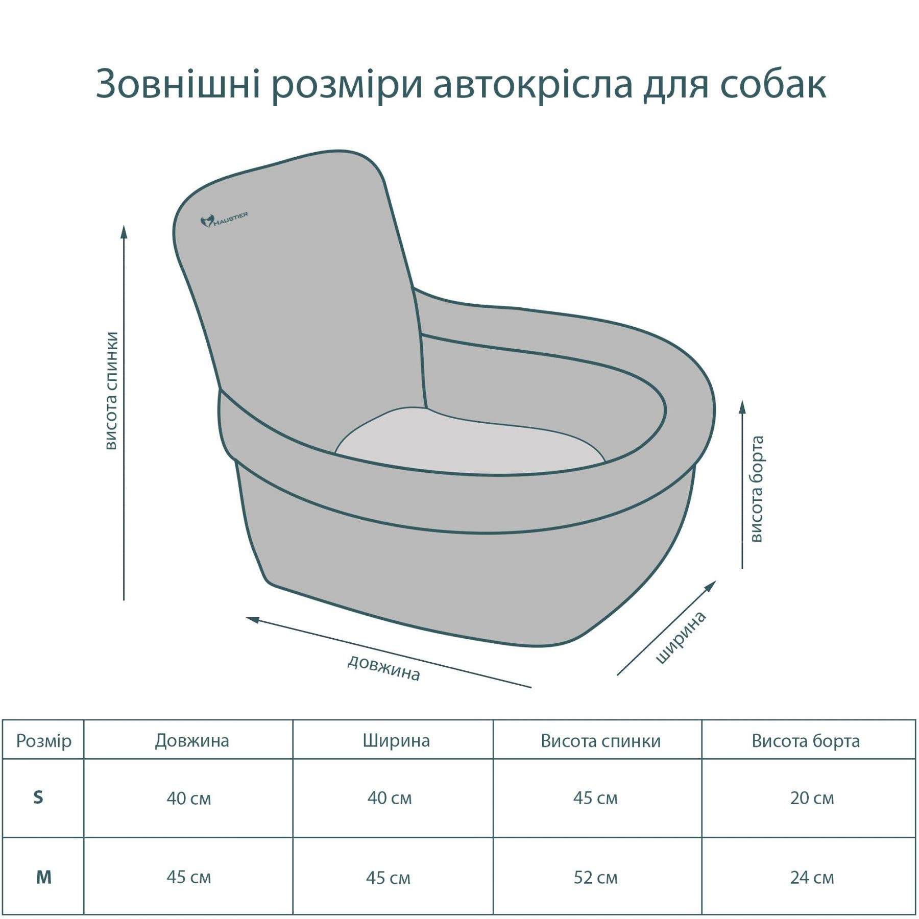 Автокрісло для Собак Haustier Happy Travel Gray S 40x40x20x45см (HT2-1-023) - фото 5 Автокрісло для Собак Haustier Happy Travel Gray S 40x40x20x45см (HT2-1-023) - фото 5