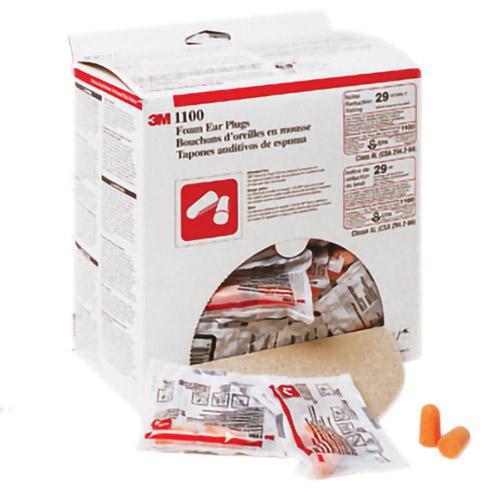 Беруші 3M 1100 29дБ упаковка 100 пар Orange (957102) Беруші 3M 1100 29дБ упаковка 100 пар Orange (957102)