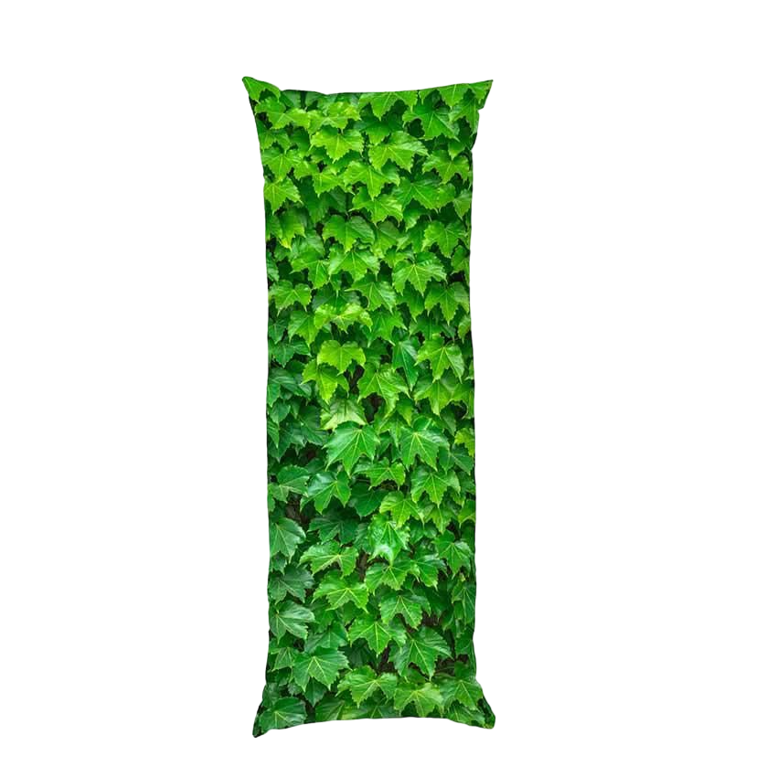 Подушка дакимакура Wall Green leaves габардин 180х60 см (113873-4)