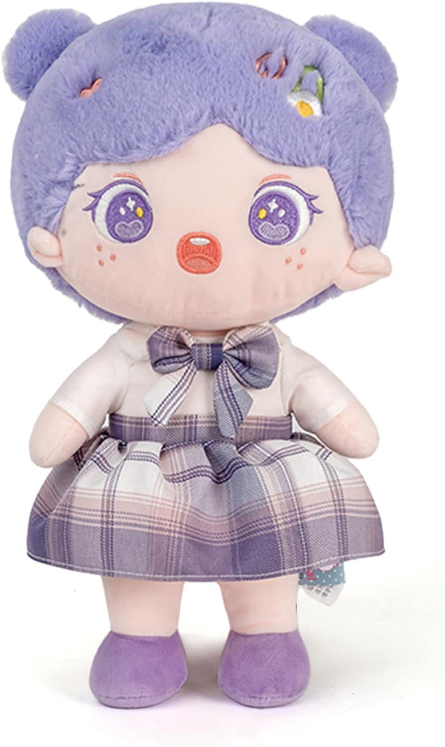 Игрушка мягкая Кукла Kawaii в одежде 60 см Фиолетовый (STL-532)