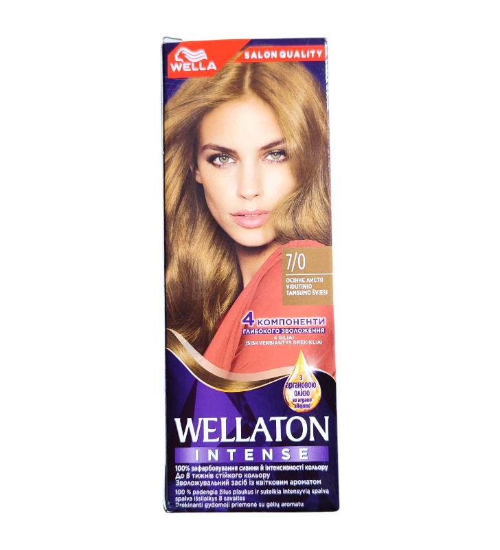 Крем-краска для волос Wellaton Intense7/0 Осенние листья 110 мл