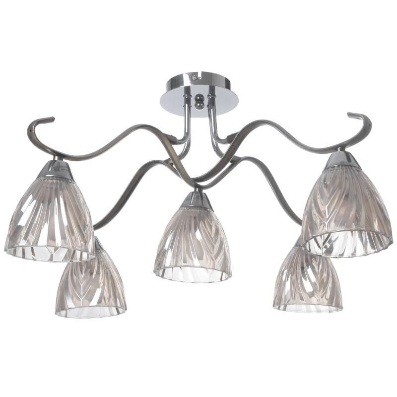 Люстра потолочная Brille LK-515S/5 E14 на 5 плафонов