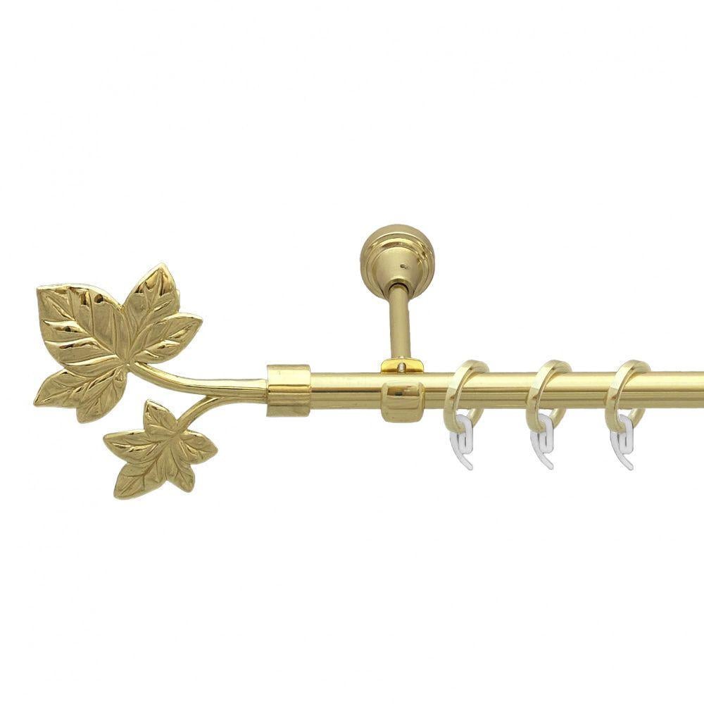 Карниз Orvit Листок однорядний гладкий 16 мм 160 см Золотий (7751879)