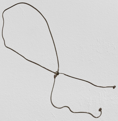 Колье чокер на шею Серебристый (1023)