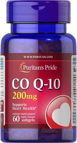 Коэнзим Q-10 Puritan's Pride Co Q-10 200 мг 60 жидких капс. (2092)
