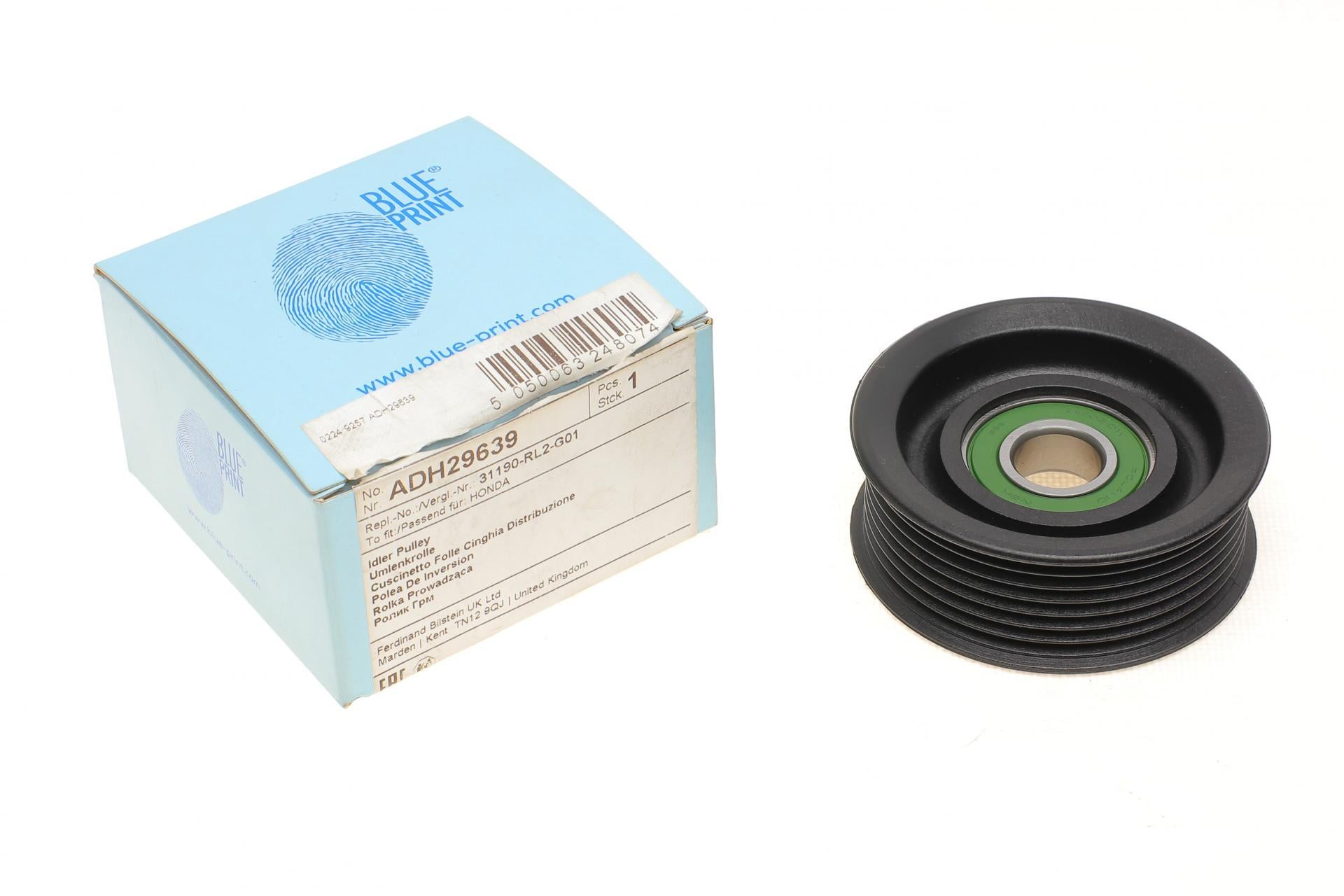 Ролик генератора BLUE PRINT Honda Accord/Civic 05-паразитный 80х32 мм (ADH29639 BLUE PRINT)