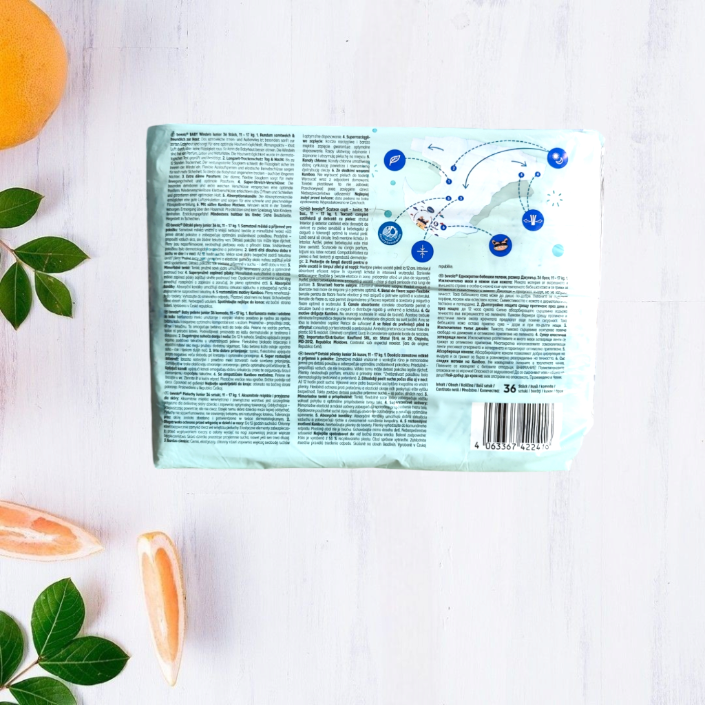 Підгузки bevola 5 11-17 кг 36 шт. - фото 2 Підгузки bevola 5 11-17 кг 36 шт. - фото 2