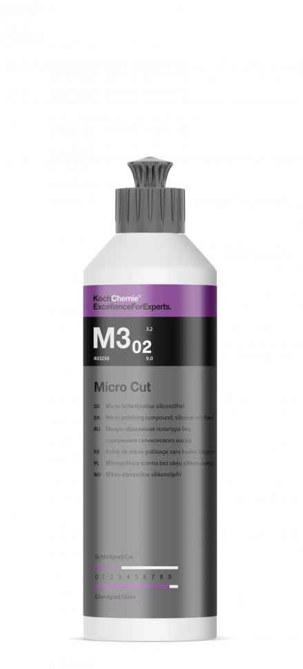 Паста микрошлифовальная антиголограмная полировочная Koch-Chemie Micro Cut M3.02 0,25 л (403250) - фото 1