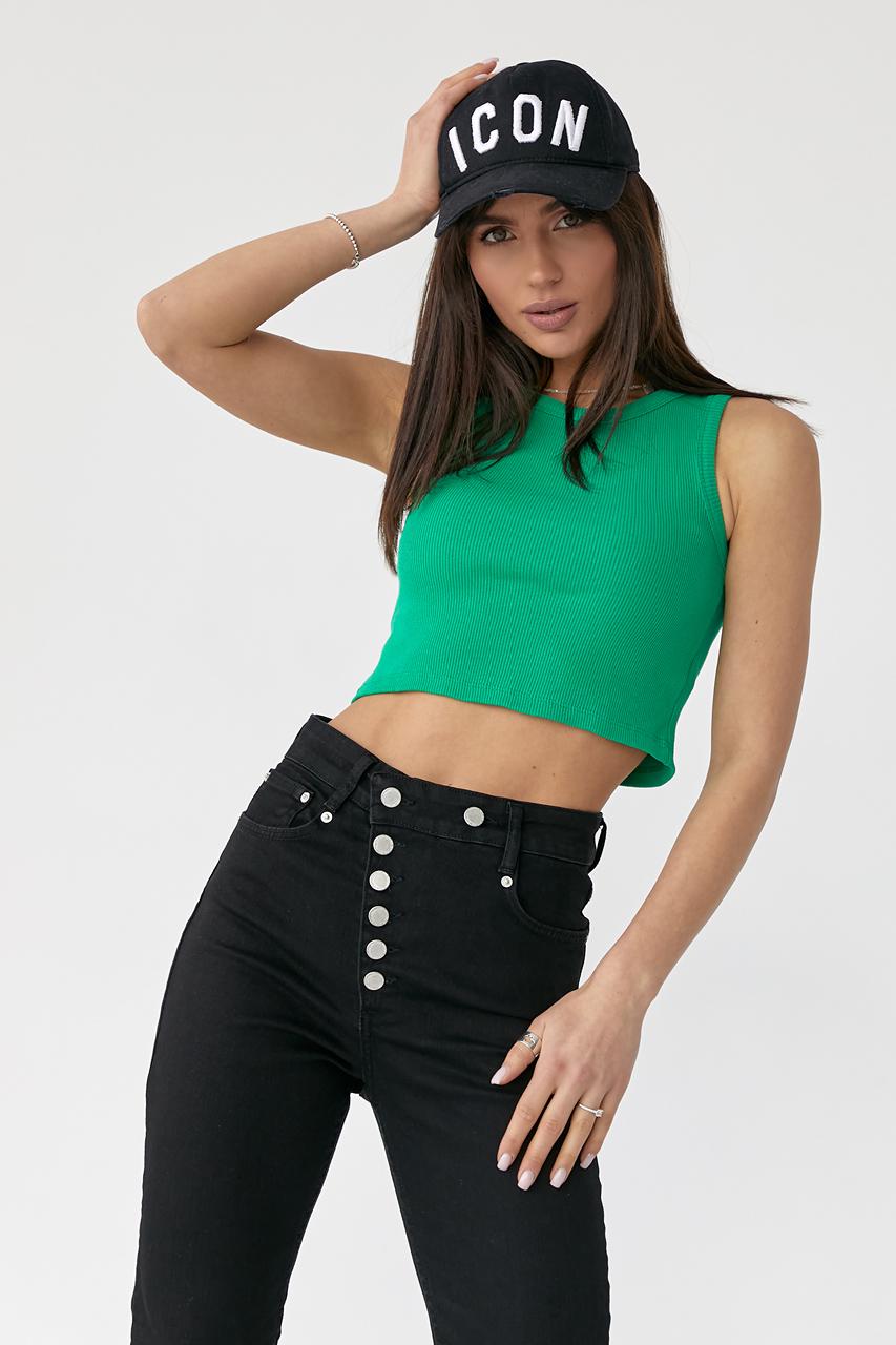 Кроп-топ женский L Зеленый (10089997)