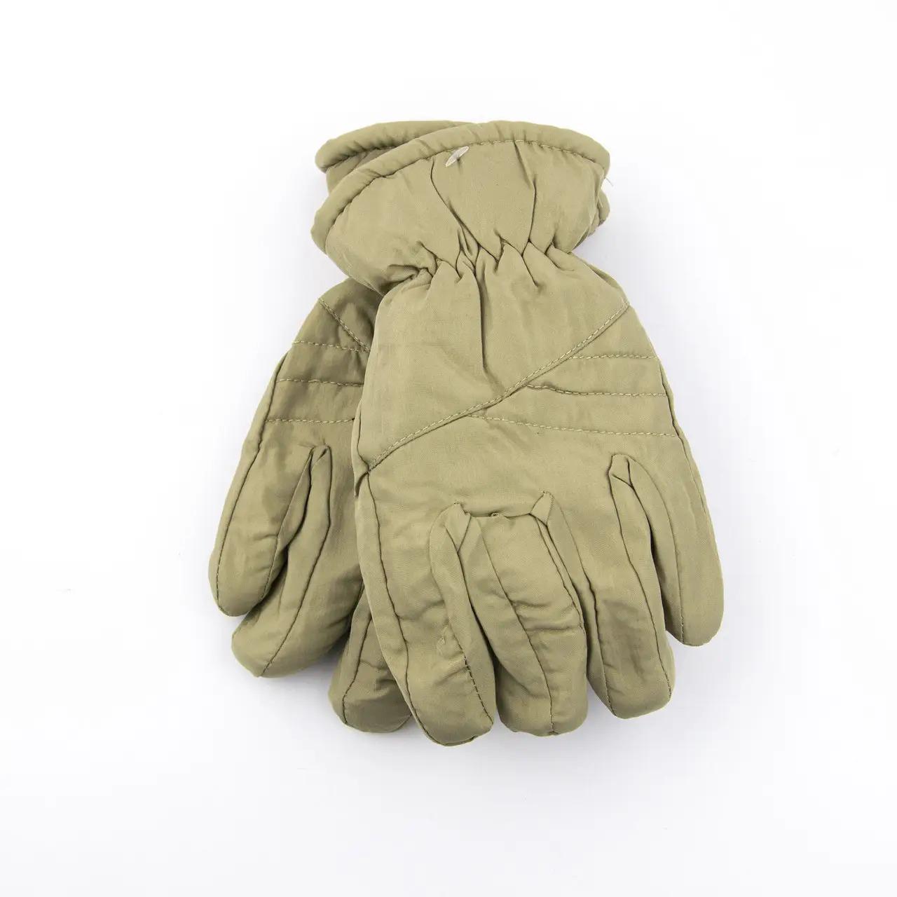 Дитячі рукавички болоневі лижні на липучці з флісовою підкладкою Бежевий (23-12-59)