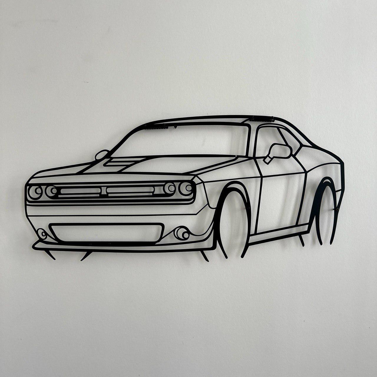 ᐉ Картина металическая Dodge Challenger (dg800) • Купить в Киеве