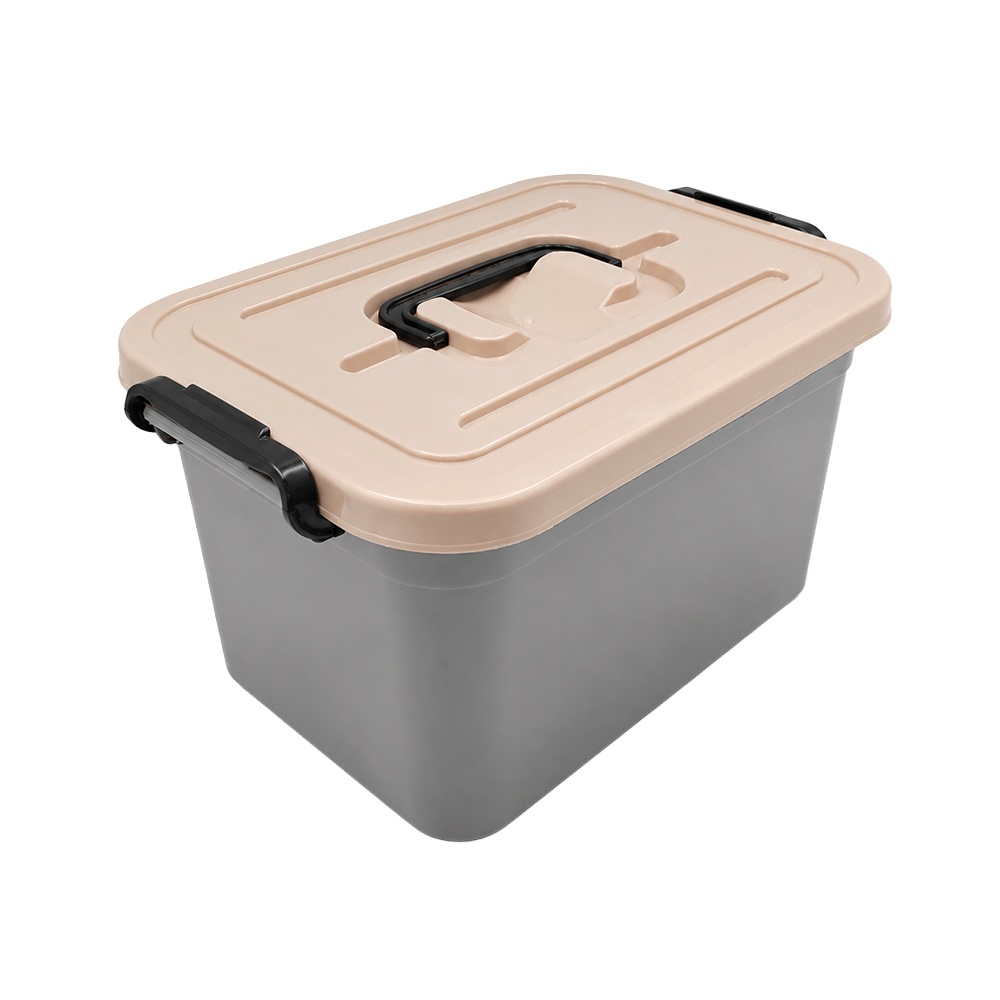 Ящик Stenson Color 6,3 л 19х27,5х16 см Grey/Beige (PB-980) Ящик Stenson Color 6,3 л 19х27,5х16 см Grey/Beige (PB-980)