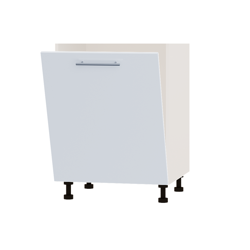 Фасад для посудомоечной машины Акрил ПМ-600 60х1.6х71 см Белый глянец (03417)