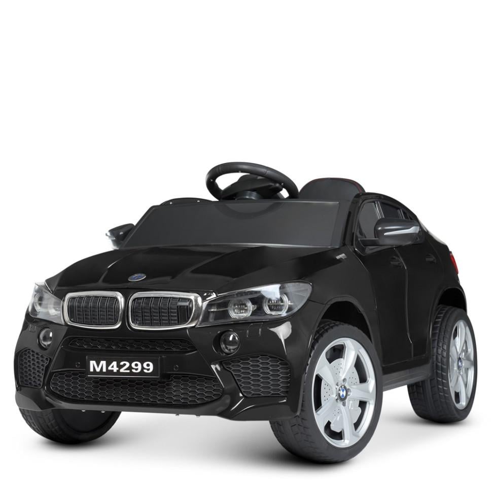 Детский электрический автомобиль Bambi 12V одноместный до 30 кг Черный (DE-169-E-1031)