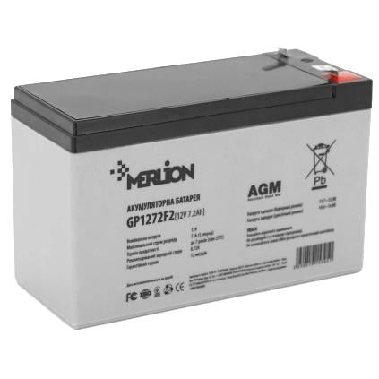 Батарея аккумуляторная Merlion AGM GP1272F2 12V 7,2 Ah (15713)